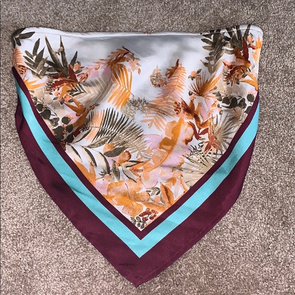 Wild Fable Strapless Printed Scarf Top - Picture 4 of 10